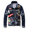 Fashion Basic Print Denim Coats Slim Men's Denim Jacket